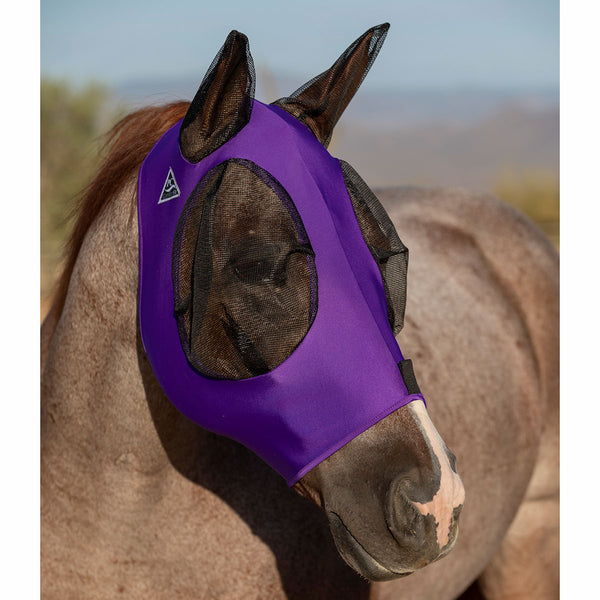 Professionals Choice Comfort Fit Fly Mask with Ears Solid Colors